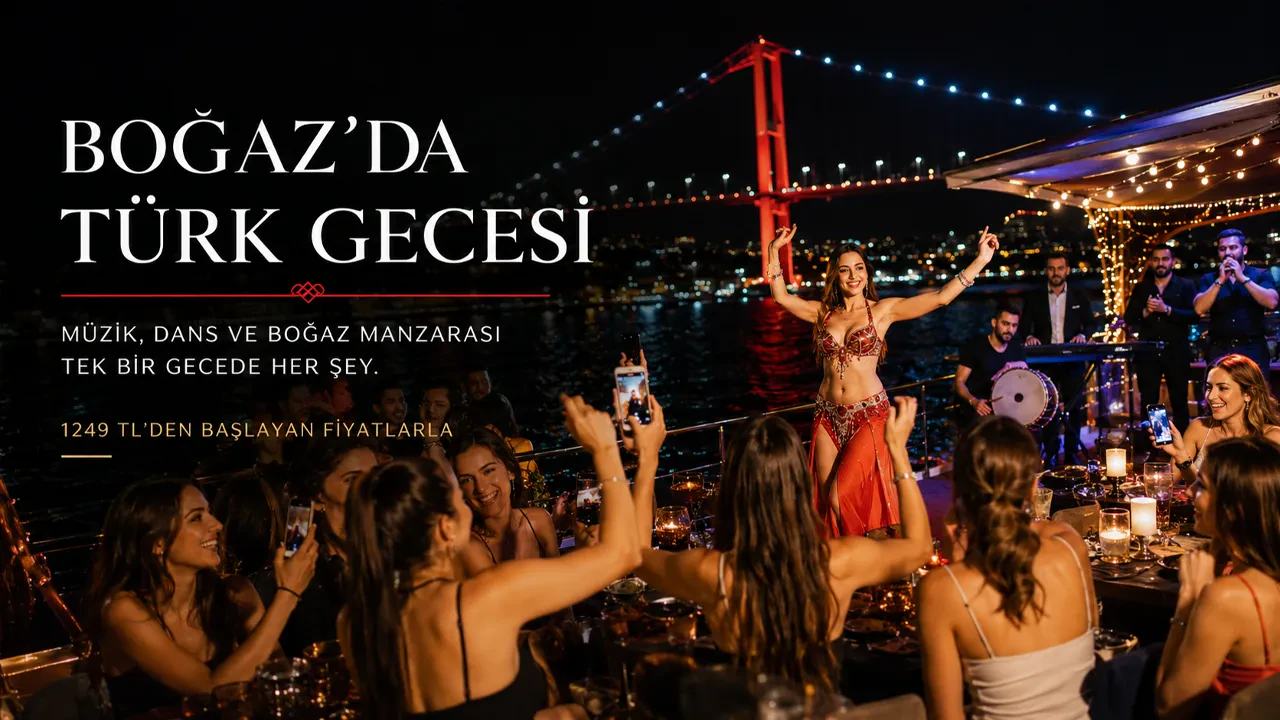 Boğaz'da Türk Gecesi — Teknede Eğlence