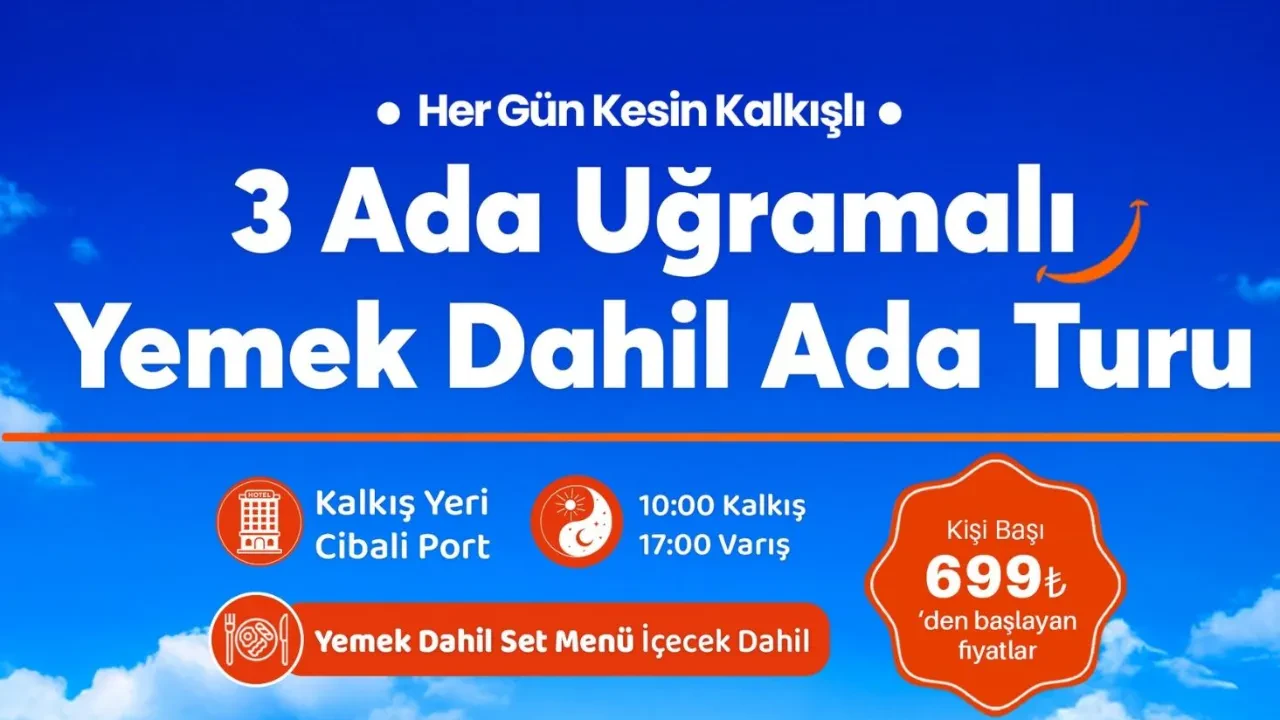 🔥 HER GÜN KALKIŞLI ADA TURU! 🔥