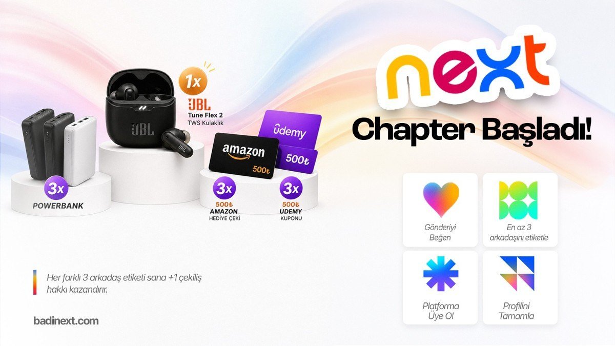 Next Chapter başladı: Badi'de yeni sezon ve ilk ödüller seni bekliyor!