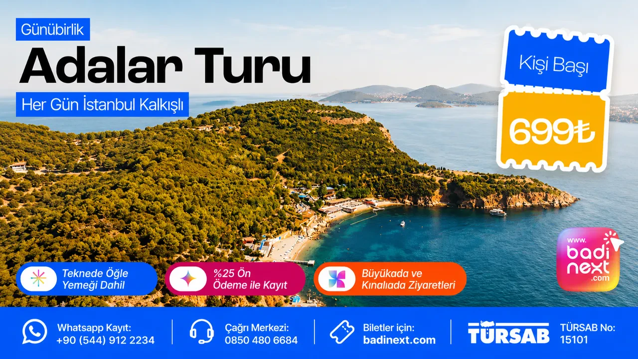 Adalar Turu — Büyükada & Kınalıada Günübirlik | Her Gün Kalkış