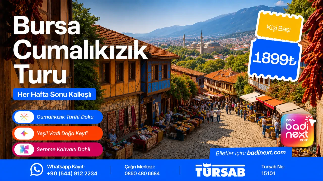 Günübirlik Bursa Cumalıkızık & Yeşil Vadi Turu