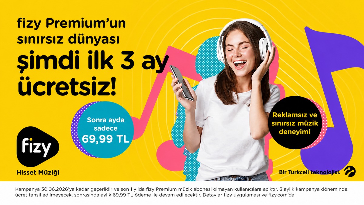 fizy Premium — 3 Ay Ücretsiz