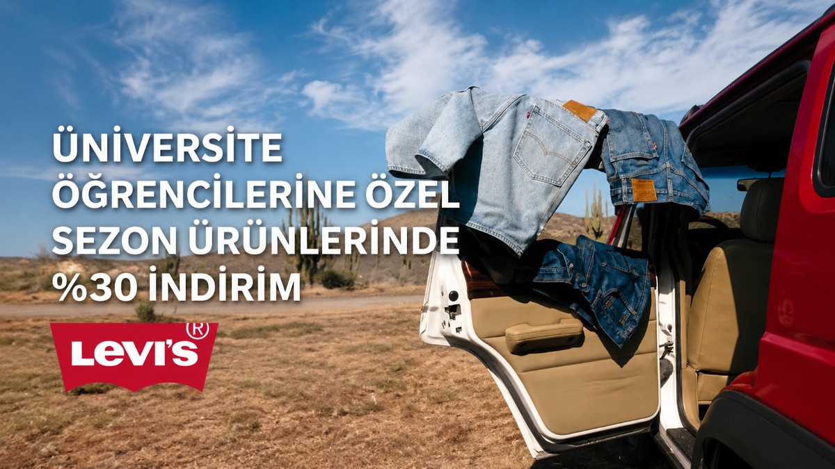 Levi's® Öğrenci İndirimi — Sezon Ürünlerinde %30 İndirim