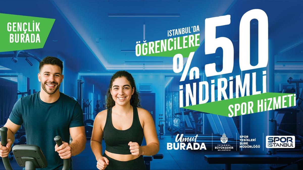 İBB Spor İstanbul — Öğrencilere %50 İndirimli Spor Üyeliği